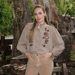 Brown Embroidered Shirt