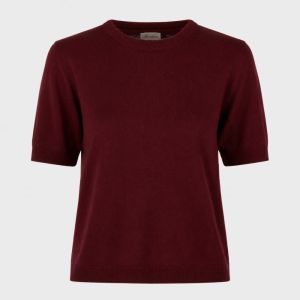 Max Knit Crewneck Dark Red
