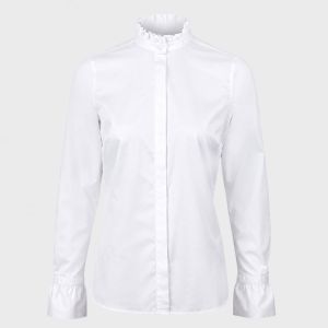 Darya Frill Blouse White