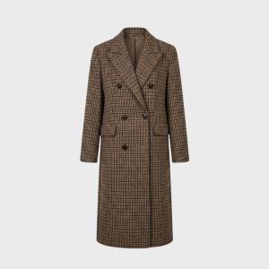 Carole Coat Brown and Beige