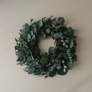 Green Mixed Eucalyptus Wreath
