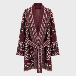 Orlinn frynsejakke Bordeaux One Size AW26