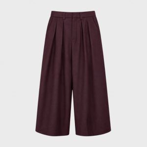 Wide Jeans Bordeaux