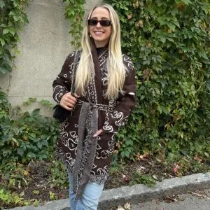 Orlinn frynsejakke Brown One Size AW26