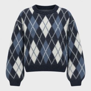 Argyle Sweater Navy