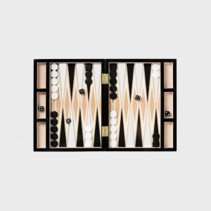 Lacquered Backgammon, Black