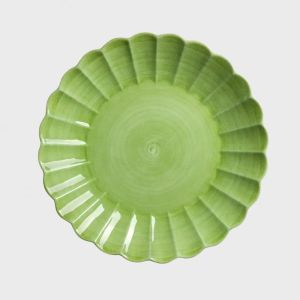 Oyster Rund Platter 42cm - Grønn