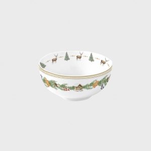 Porcelain bowl Ø 12 cm WHITE FOREST