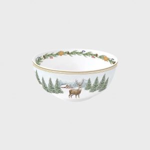 Porcelain bowl Ø 15 cm WHITE FOREST